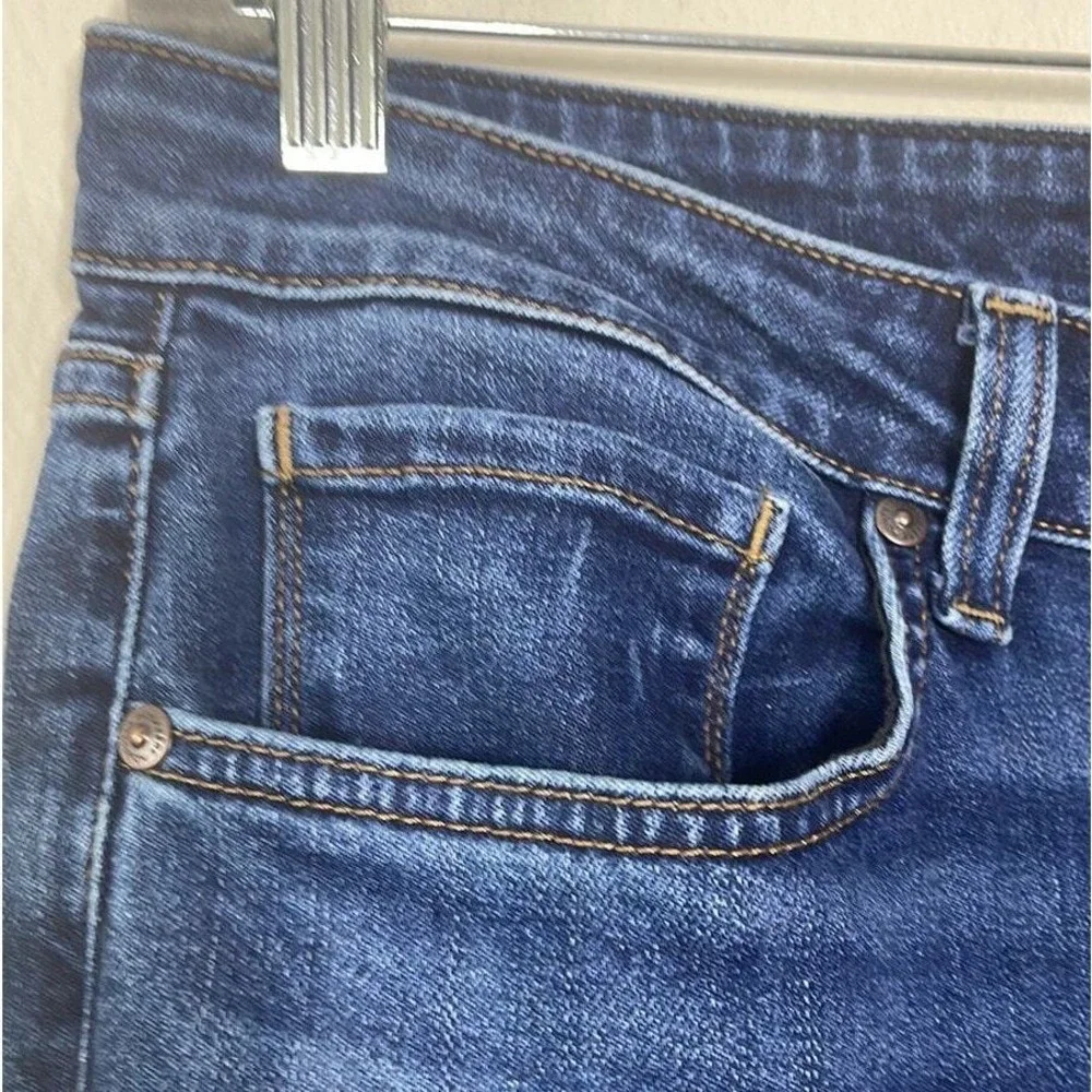 MONFRERE BRANDO TINT INDIGO ‎ SLIM STRAIGHT DENIM SIZE 36